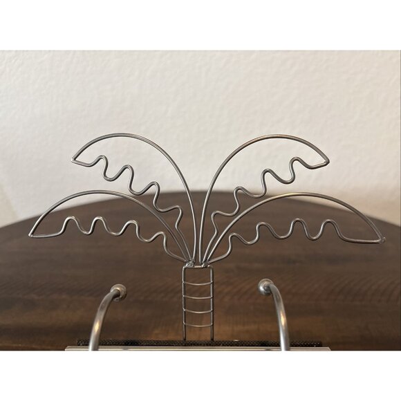 Unbranded Beach Silver Palm Tree w/30 4x6 Photo Holders-great For Vacation Pics - Picture 3 of 9